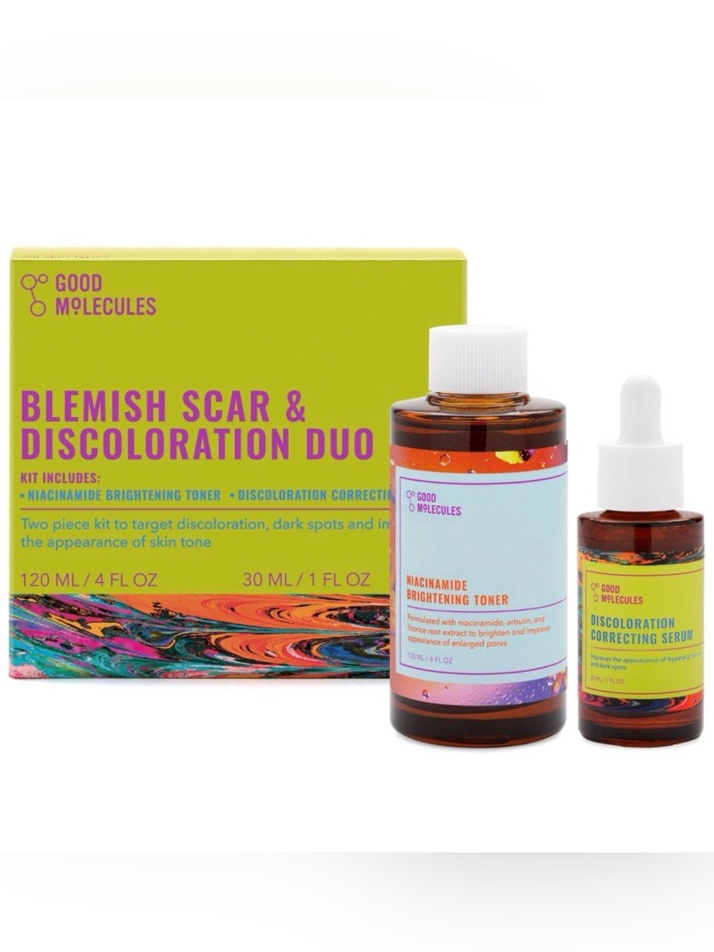 Good Molecules Blemish Scar & Discoloration Duo
